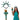 Adult Statue of Liberty Torch and Crown Headband Tiara Headpiece Patriotic Lady Liberty Costume Accessory Set