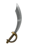 Fantasy Cosplay Plastic Arabian Curved Pirate Sword Cutlass Prop Weapon Costume