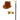 Felt Top Hat Cane and Matching Bowtie Halloween Cosplay Costume Accessory Set