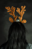 Reindeer Antlers Holiday Headband Deer Horns Ears Christmas Costume Headpiece