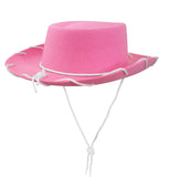 Kids 1950's Cowboy Hat Toddler Cowgirl Hats Western Birthday Party Halloween Dress Up Costume