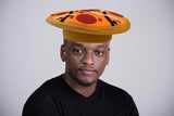 Adult Pepperoni Pizza Funny Hat Food Novelty Wacky Halloween Costume Accessory