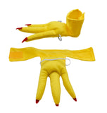 Adult Chicken Bird Claws Hands or Feet Foot Yellow Shoe Top Covers Costume Accessory