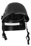 Child Police SWAT Team Helmet Folding Face Mask Combat Tactical Costume