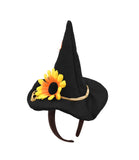 Unisex Adults Mini Scarecrow Hat On Headband Flower Halloween Costume Accessory