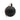 Plastic Black Fake Round Cartoon Bomb Prop Pretend Halloween Costume Accessory