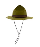 Adult Sergeant Campaign Park Ranger Hat Mountie Trooper Patrol Costume Accessory