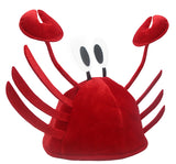 Nicky Bigs Novelties Adult Crazy Crab Hat, Red, One Size