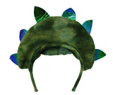 Adult Triceratops Dragon 3 Horn Dinosaur Headband Tail Costume Accessory Set