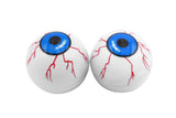 Fake Light Up Moving Wobbly Blue Eyeball Gravity Eyes Set Halloween Cosplay Prop