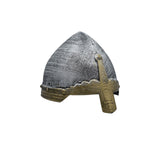 Medieval Viking Crusader Knight Helmet and Medieval Dagger Costume Prop