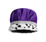 Adult Royal King Queen Pageant Crown Folding Collapsible Top Hat Prom Formal Halloween Costume Medium