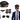 Airline Pilot Costume Accessory Set, Blue Gold, One Size