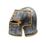 Nicky Bigs Novelties Adult Medieval Knight Helmet Costume - Templar Crusader Headwear Accessory With Folding Face Mask