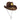 Adult Brown Western Sheriff Badge Cowboy Hat Halloween Cosplay Costume Accessory