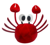 Nicky Bigs Novelties Adult Crazy Crab Hat, Red, One Size