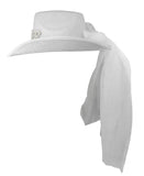 White Cowboy Cowgirl Bride Bling Hat With Veil and Sash Rodeo Bachelorette Party