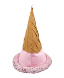 Adult Ice Cream Party Hat Parlor Novelty Food Vendor Ice Cream Cone Hat Costume