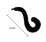 Oversized Long Black Kitty Cat Mouse Tail Bendable Cosplay Costume Accessory