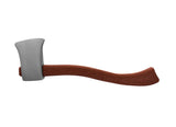 Lumberjack Fake Plastic Ax Costume Accessory, Brown Silver, One Size