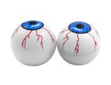 Fake Light Up Moving Wobbly Blue Eyeball Gravity Eyes Set Halloween Cosplay Prop