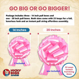 Giant Pink Ribbon Car Bow Graduation Decoration Sweet 16 Birthday Party Gift Set