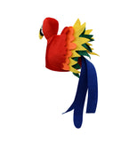 Adult Parrot Hat Tropical Animal Bird Theme Novelty Luau Beach Costume Accessory