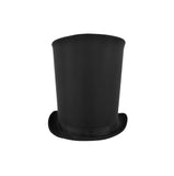 Adult Extra Tall Black Top Hat Satin Victorian Cap Halloween Costume Accessory