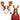 Nicky Bigs Novelties Light-Up Reindeer Nose & Antlers Set, Santa Claus Reindeers Costume Accessories LED Blinking Red Clown Nose with Antler Headband Ears, One Size Fits Most Adults