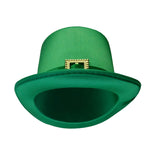 St. Patrick's Day Leprechaun Green Satin Top Hat Adult Costume Cap 12 Pack Set