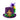 Womens Velvet Mardi Gras Top Hat Gold Fleur De Lis And Feather Costume Accessory