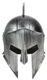 Medieval Knight Greek Spartan Helmet And Spear Prop Roman Gladiator Costume Warrior Accessories