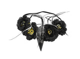 Womens Dark Gothic Raven Mistress Crown Headpiece Halloween Costume Accessory