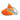 Retro Tennis Beach Plastic Sun Visors Hats, (Pack of 100), Orange, One Size