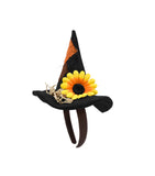 Unisex Adults Mini Scarecrow Hat On Headband Flower Halloween Costume Accessory