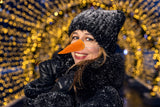 Adult Cosplay Snowman Orange Carrot Nose Costume Prop Latex F/X Winter Accessory