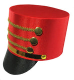 Adult Drummer Boy Toy Soldier Hat Shoulder Epaulettes Costume Accessory