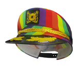 Unisex Adult Pride Rainbow Captain Hat, Multi, Adjustable