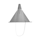 Nicky Bigs Novelties Tin Funnel Hat Halloween Costume Accessory Thick Silver Plastic Funnel Helmet