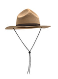 Adult Sergeant Campaign Park Ranger Hat Mountie Trooper Patrol Costume Accessory