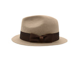 Adult Mens Tan Felt Fedora Inspector Detective Hat Roaring Gangster Costume Cap