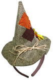 Unisex Adults Mini Scarecrow Hat On Headband Flower Halloween Costume Accessory