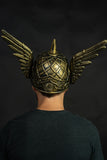 Adult Viking Norse God Winged Helmet Greek Cosplay Halloween Costume Accessory