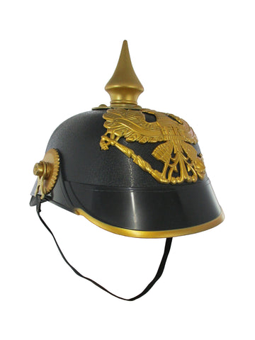 Nicky Bigs Novelties German Plastic Pickelhaube Spiked Officer Helmet Costume, One Size