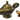 Nicky Bigs Novelties Plastic Gold Fake Genie Oil Lamp Prop - Cosplay Gold Magic Genie Lamp Bottle Table Props - Costume Accessory