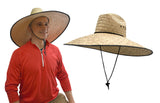 Nicky Bigs Novelties Handmade Huge Large Fit Hard Shell Double Weaved Straw Shade Gardening Hat Wide Brim Outdoor Sun Hats