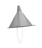 Nicky Bigs Novelties Tin Funnel Hat Halloween Costume Accessory Thick Silver Plastic Funnel Helmet