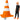 Adult Orange Traffic Cone Hat - Road Construction Cones Hat - Funny Unisex Halloween Costume Accessory Headwear