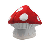 Oversized Adult Red Mushroom Hat Funny Headwear Halloween Costume Accessory