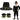 Deluxe Pilgrim Hat With Buckle And Gold Buckle Shoe Covers Costume Accessory Set